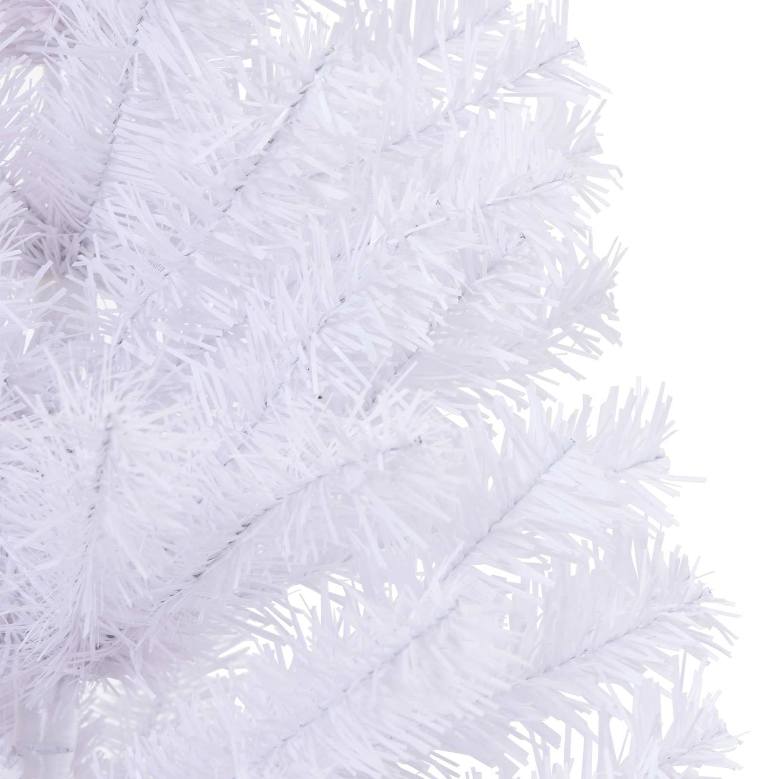Umělý vánoční stromeček s stojanem Bílá 120 cm PVC a ocel - obrázek 14