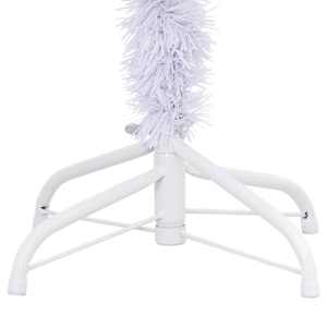 Umělý vánoční stromeček s stojanem Bílá 150 cm PVC a ocel - obrázek 12