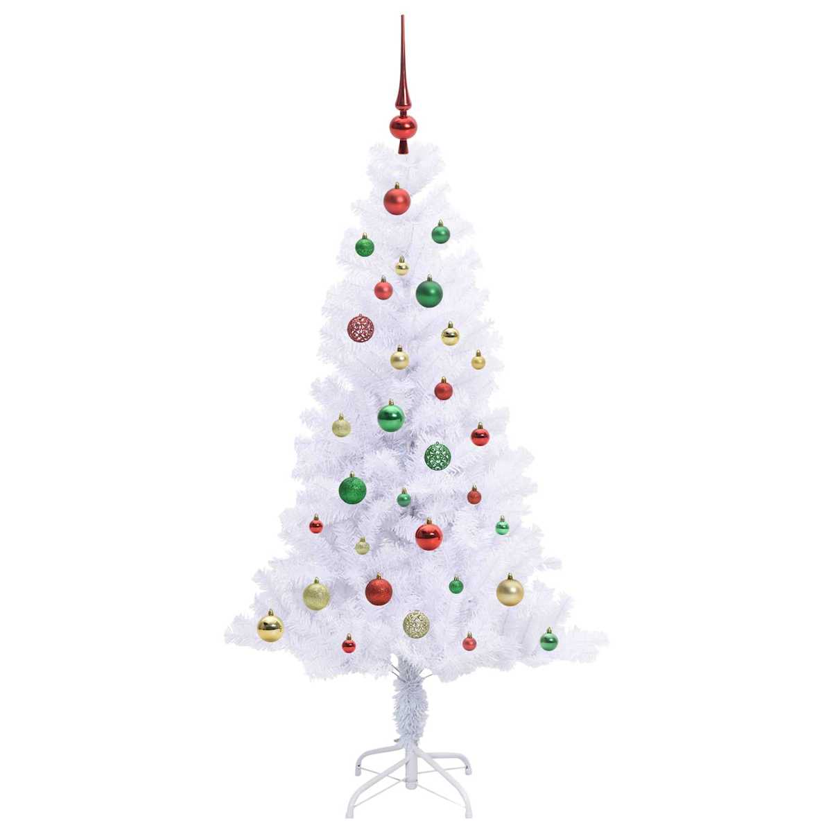 Kunstigt juletræ med 150 LED'er PVC og Stål - Billede 5