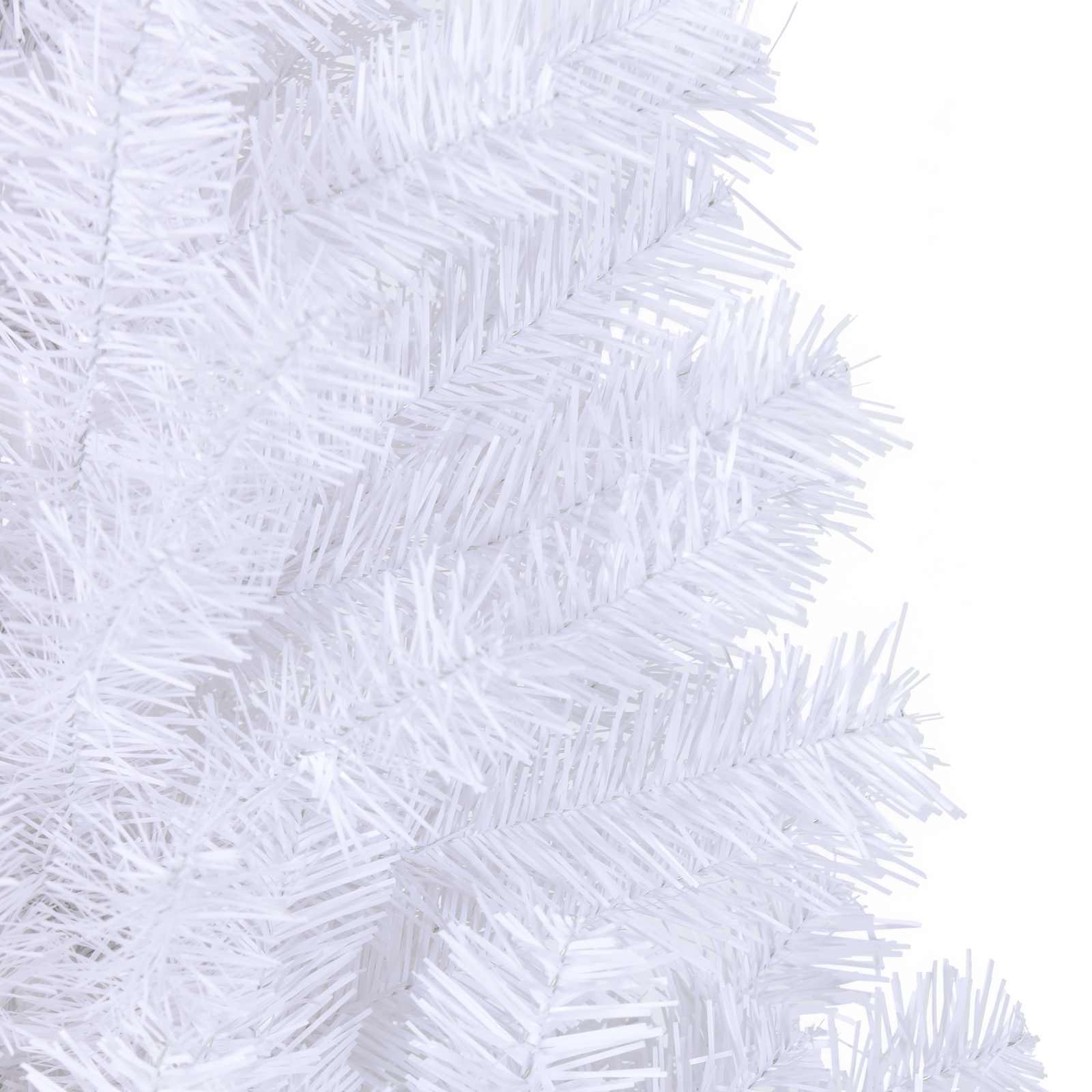 Sapin de Noël artificiel avec 300 LED Blanc 210 cm PVC et Acier – Image 11