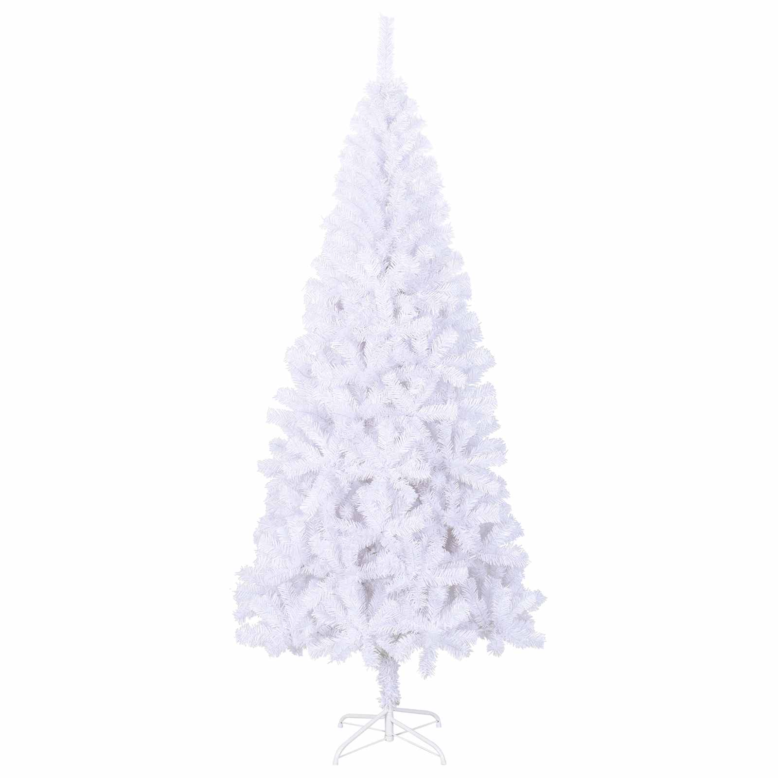 Sapin de Noël artificiel avec 300 LED Blanc 210 cm PVC et Acier – Image 5