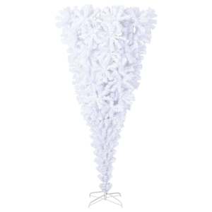 Umělý vánoční stromeček s stojanem Bílá 210 cm PVC a Ocel - obrázek 5
