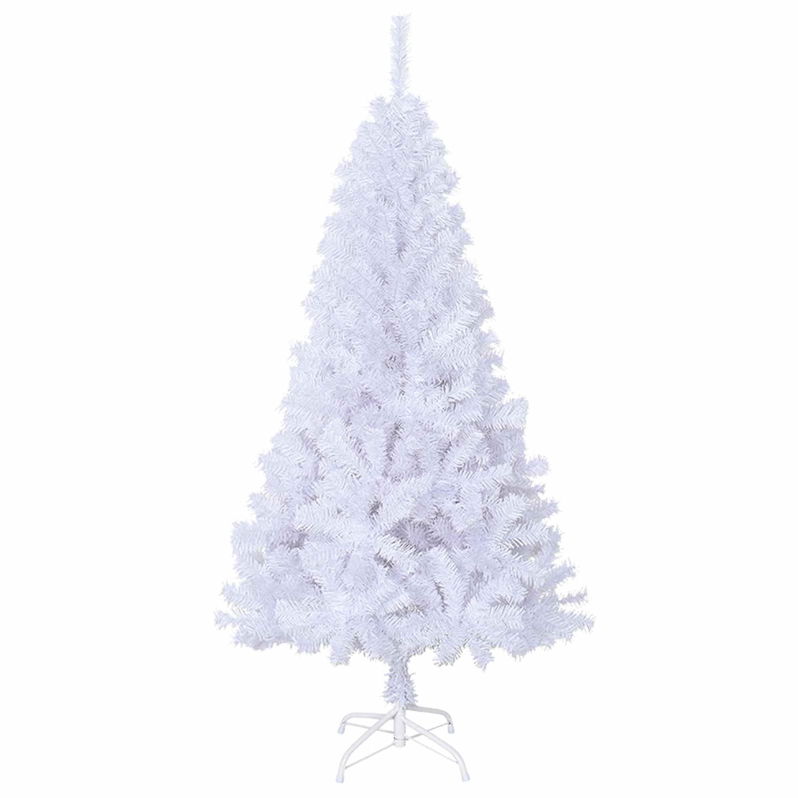 Sapin de Noël artificiel avec 150 LED Blanc 120 cm PVC et Acier – Image 5