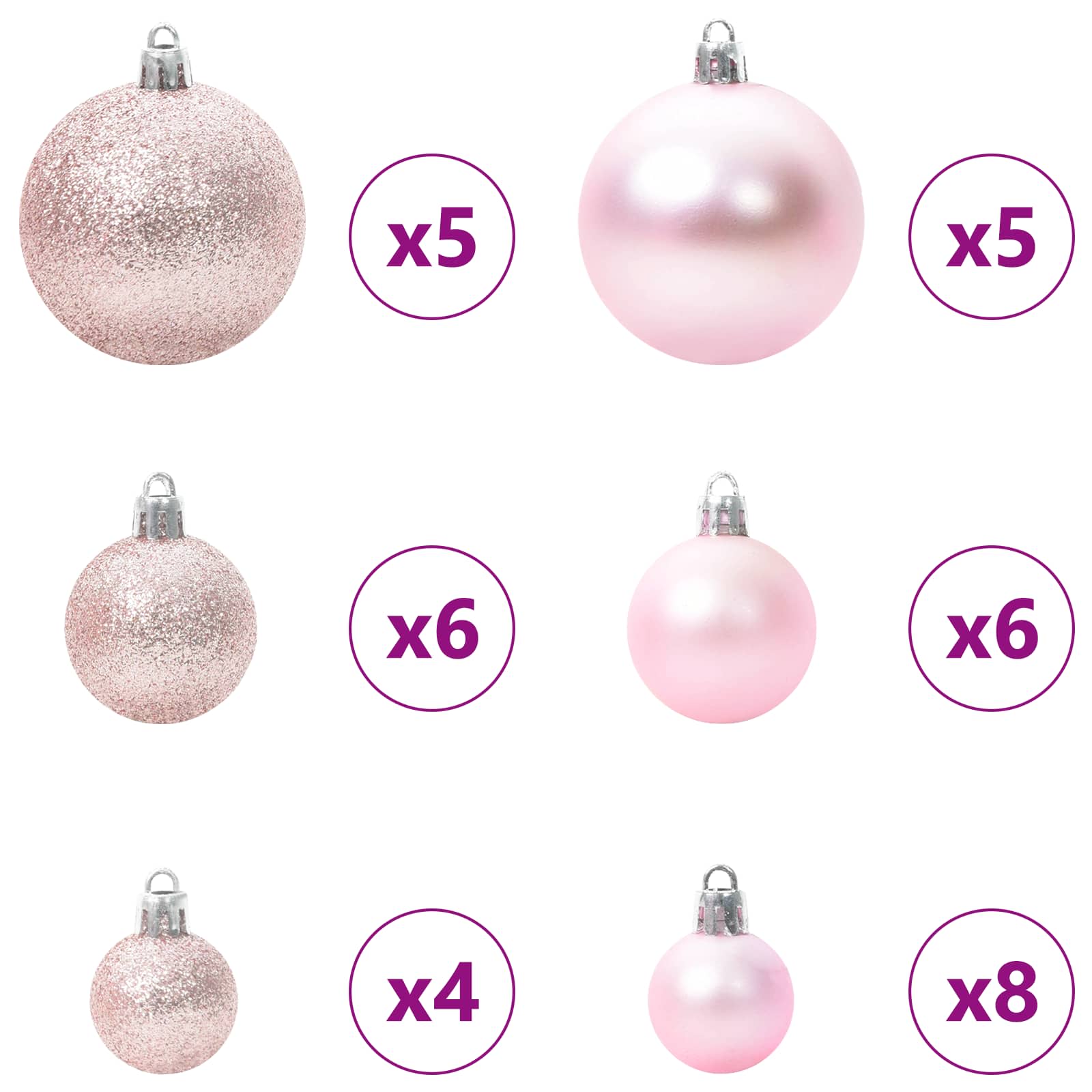 Sapin de Noël artificiel avec 150 LED Blanc 150 cm PVC et Acier – Image 7