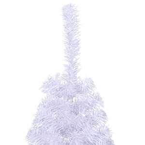 Umělý vánoční stromeček s stojanem Bílá 120 cm PVC a ocel - obrázek 11