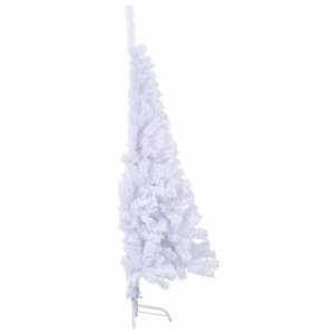 Umělý vánoční stromeček s stojanem Bílá 120 cm PVC a ocel - obrázek 10
