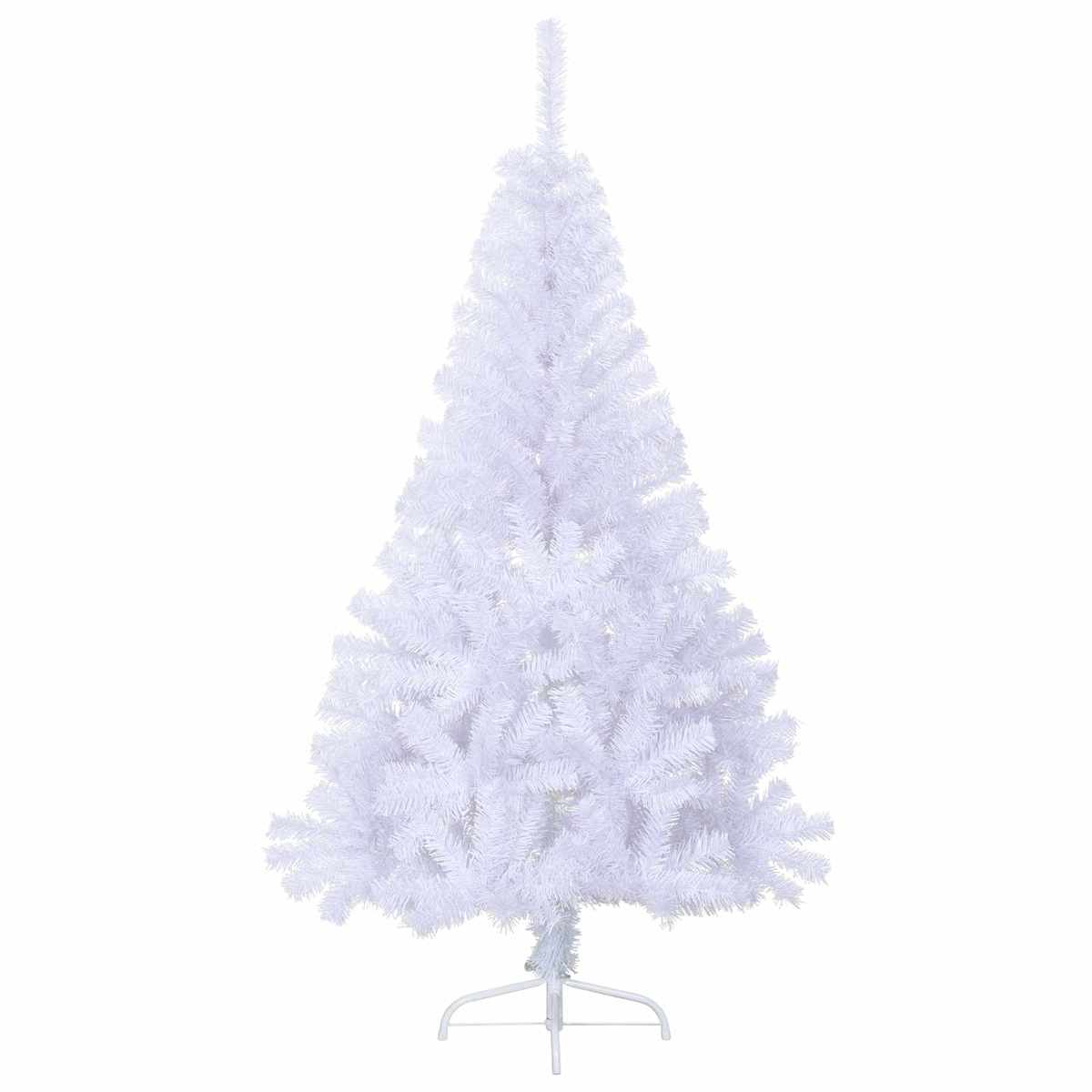 Kunstigt juletræ med 150 LED'er 150 cm PVC og Stål - Billede 6
