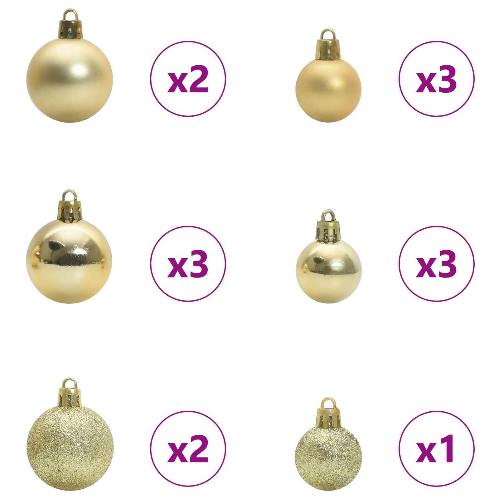 Sapin de Noël artificiel avec 150 LED Blanc 150 cm PVC et Acier – Image 4