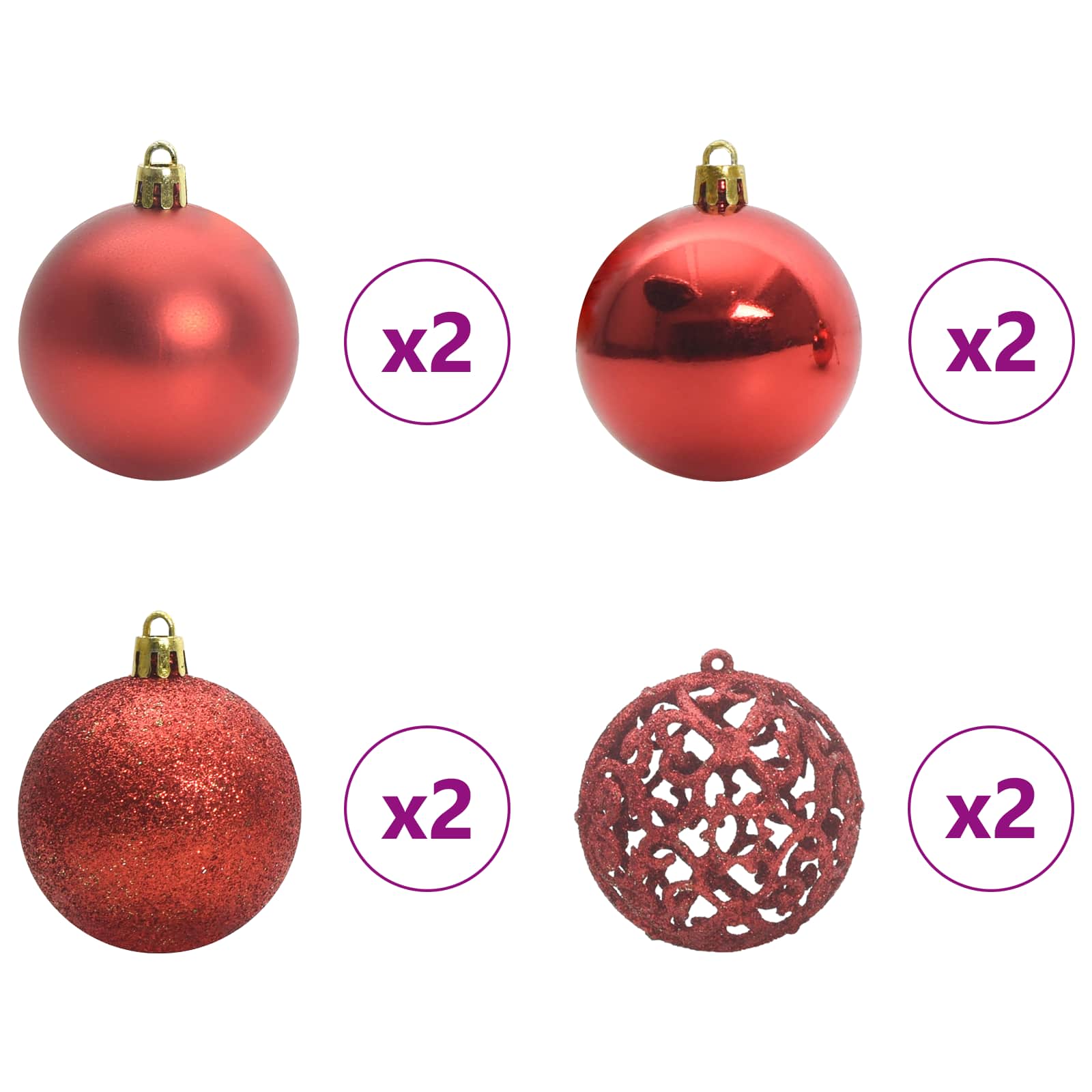 Sapin de Noël artificiel avec 150 LED Blanc 150 cm PVC et Acier – Image 8