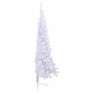 Umělý vánoční stromeček s stojanem Bílá 180 cm PVC a ocel - obrázek 10