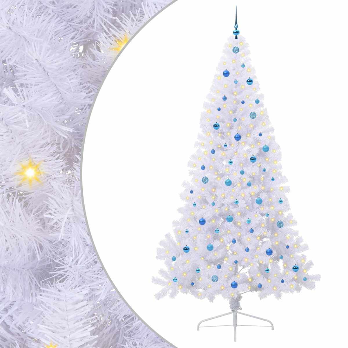 Kunstigt juletræ 240 cm PVC og Stål - Billede 2