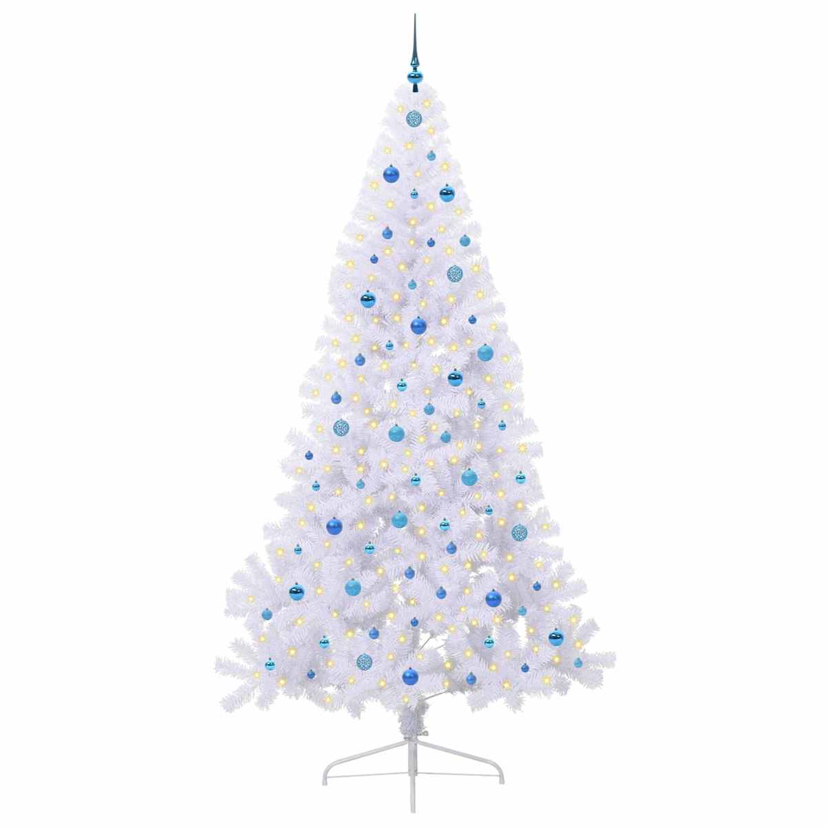 Kunstigt juletræ 240 cm PVC og Stål - Billede 3