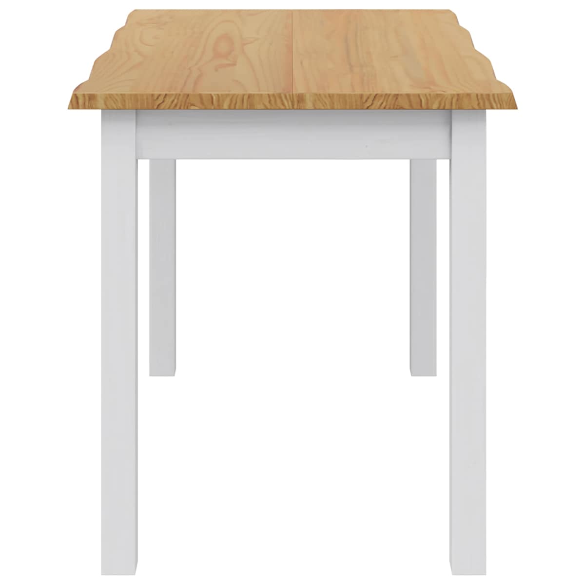 Spisebord EKAI 112 x 70 x 76,5 cm Massivt fyrretræ - Billede 5