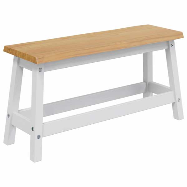 VidaXL S&ouml;&ouml;gipenks EKAI Valge 91,5 x 29 x 45,5 cm Toekas m&auml;nnipuit