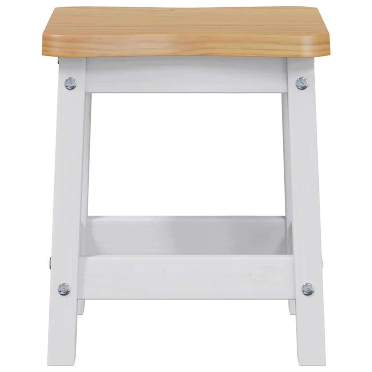 Barbænk EKAI 2 stk. 40 x 29 x 45,5 cm Massivt fyrretræ - Billede 4
