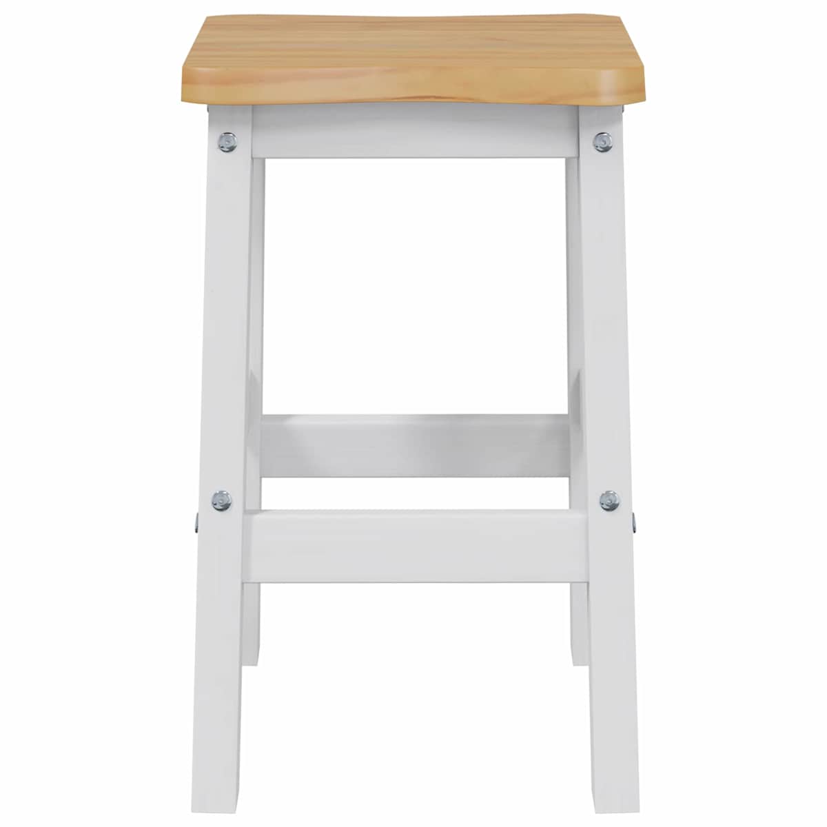 Høj Barstol EKAI 2 stk. 40 x 29 x 63 cm Massivt fyrretræ - Billede 4