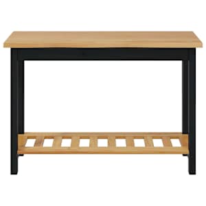 Konzolový stolek s policí EKAI Černá 112 x 35 x 76 cm - obrázek 4