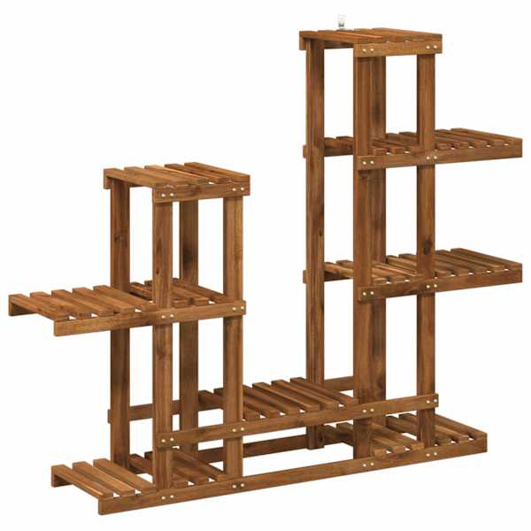 vidaXL Taimede alus Naturaalne 118 x 25 x 96,5 cm Tugev akatsiapuu