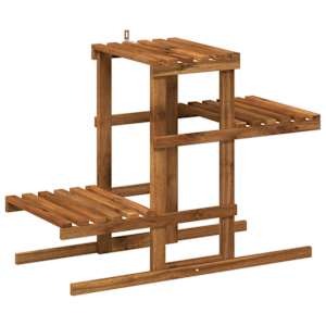 vidaXL Taimede alus Naturaalne 82 x 36 x 60 cm Tugev akatsiapuu