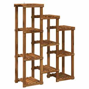 vidaXL Taimede alus Naturaalne 85 x 30 x 114,5 cm Tugev akatsiapuu