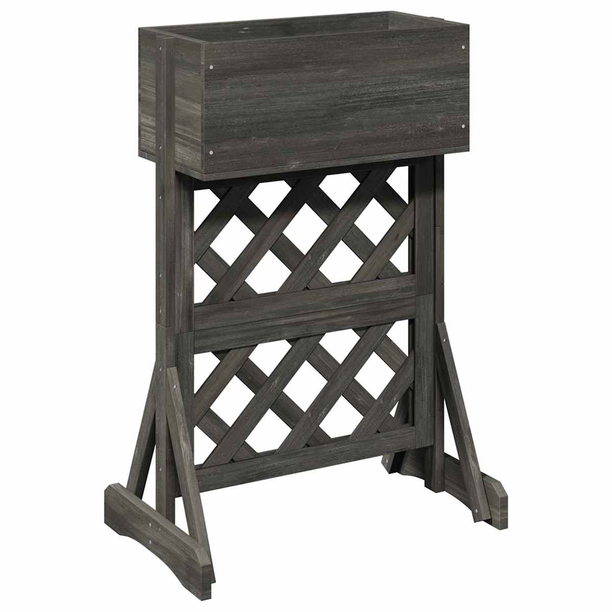 Vertikal have trellis 48 x 30 x 70,5 cm Massivt Fyrretræ - Billede 2