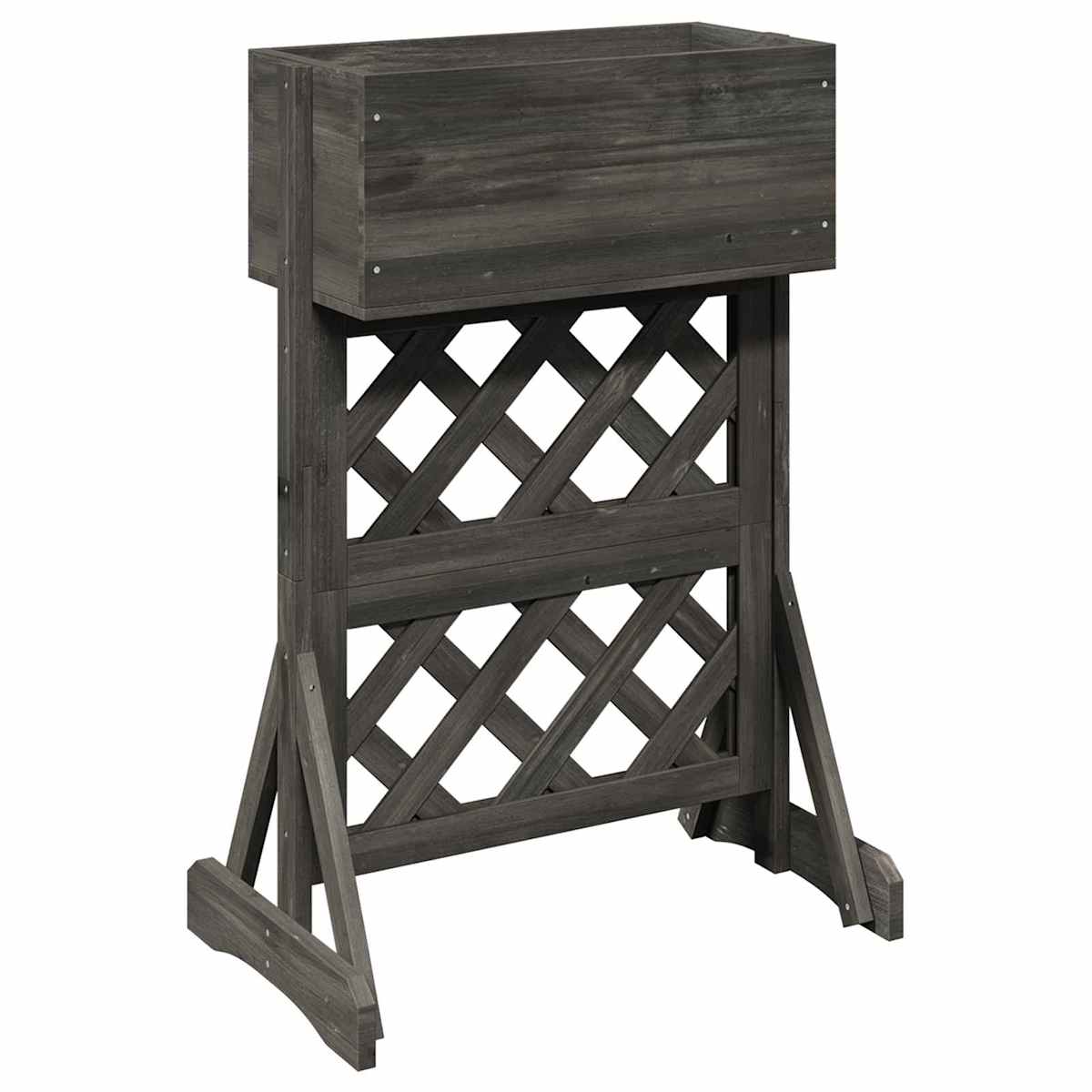 Vertikal have trellis 48 x 30 x 70,5 cm Massivt Fyrretræ - Billede 7