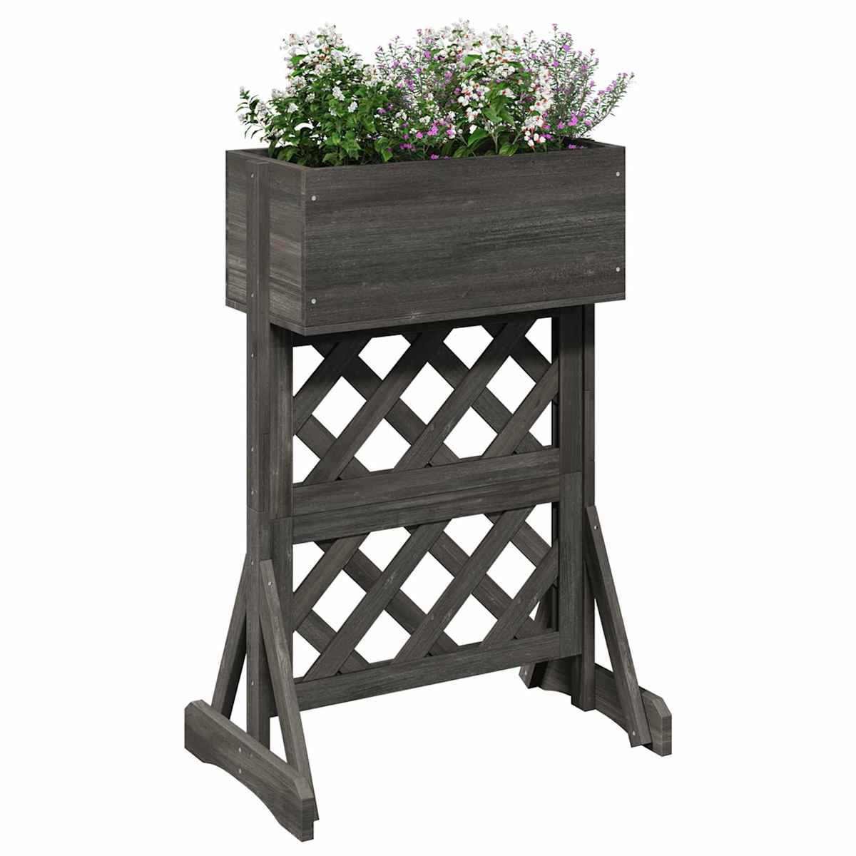 Vertikal have trellis 48 x 30 x 70,5 cm Massivt Fyrretræ - Billede 3
