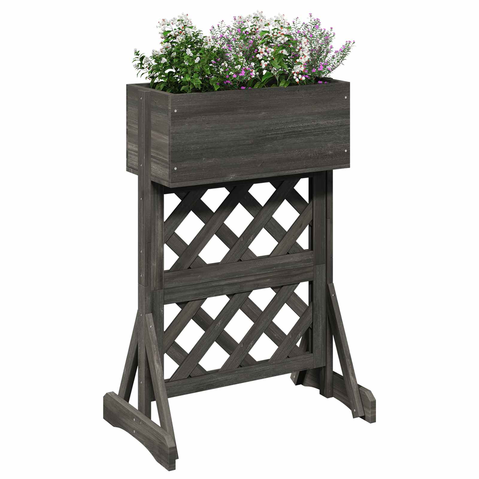 Verticale Tuin Trellis Grijs 48 x 30 x 70,5 cm image 3