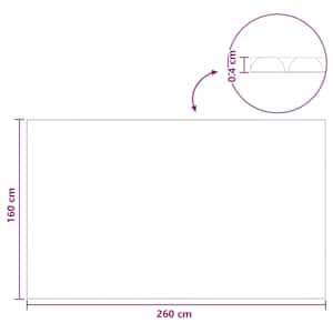 Solární kryt bazénu těžké kvality 260 x 160 cm 200 μm Čtvercový - obrázek 8
