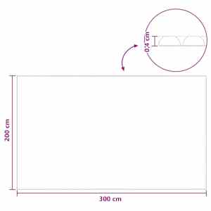 Solární kryt bazénu těžké kvality 300 x 200 cm 200 μm Čtvercový - obrázek 8