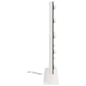 LED zrcadlo na toaletní stůl Bílá 44 x 10 x 53 cm Sklo a ocel - obrázek 6