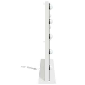 LED zrcadlo na toaletní stůl Bílý 58 x 10 x 47 cm Sklo a ocel - obrázek 6
