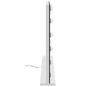 LED zrcadlo na toaletní stůl Bílý 80 x 10 x 52,5 cm Sklo a ocel - obrázek 5