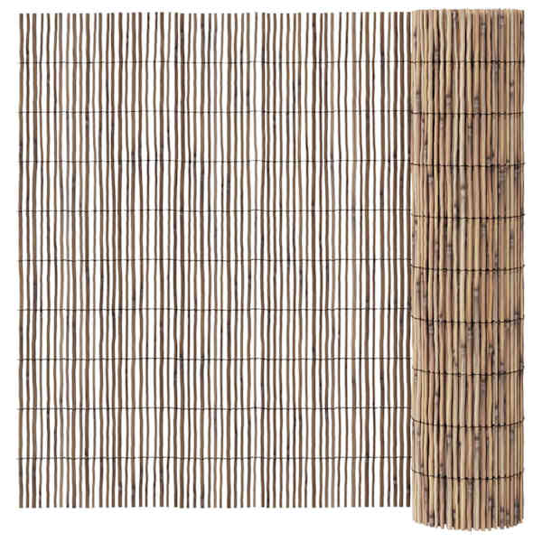 vidaXL Aiandus aiapaneel 400 x 90 cm Pilliroog Naturaalne