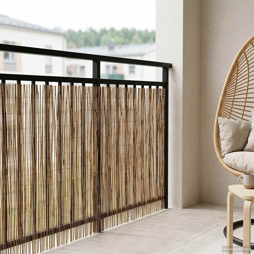 vidaXL Gard de Grădină Carbonizat