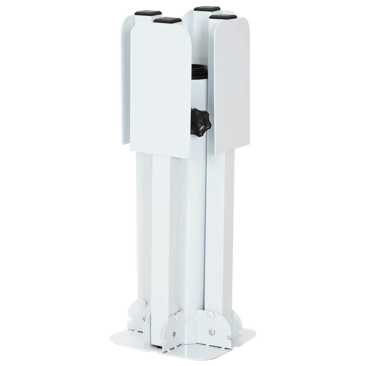 Parasol Stativ Hvid Stål - Billede 4