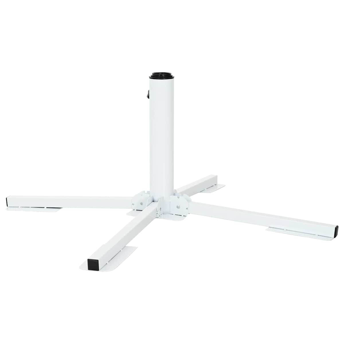Parasol Stativ Hvid Stål - Billede 6
