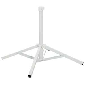vidaXL Parasiilitald Valge Teras jaoks 25-32 mm Tugipost