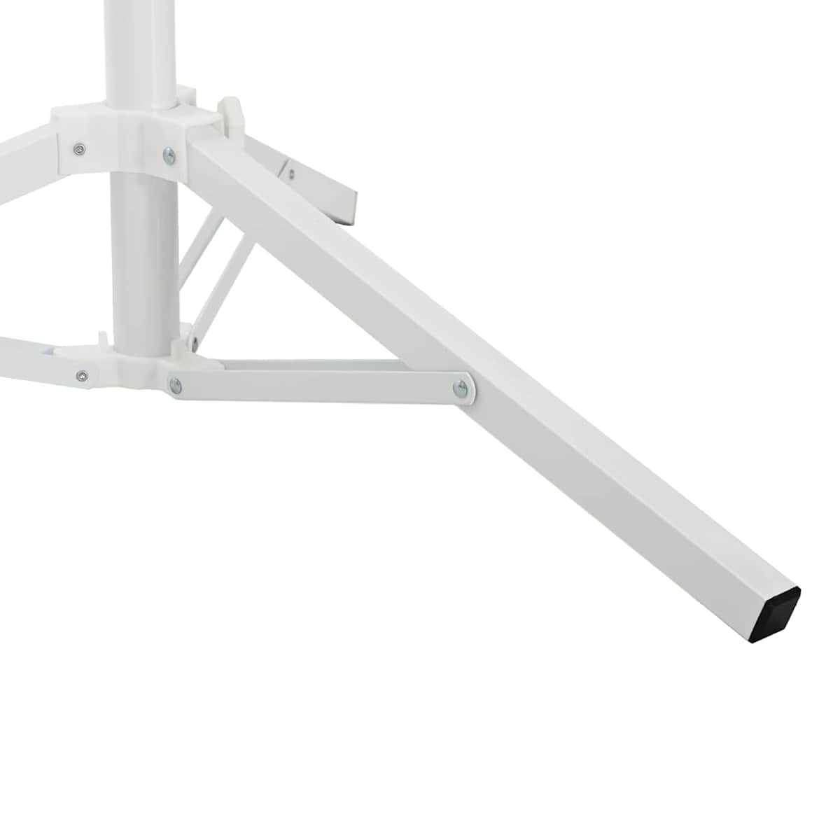 Parasol Stativ Hvid Stål for 25-32 mm Pole - Billede 9