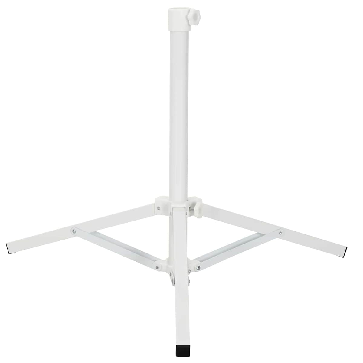 Parasol Stativ Hvid Stål for 25-32 mm Pole - Billede 7
