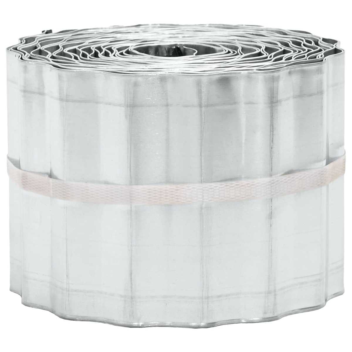 Plænekant 20 m x 30 cm Galvaniseret stål Sølv - Billede 4