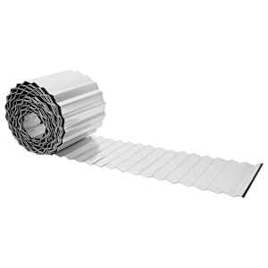 vidaxl Murupiire 20 m x 25 cm Tsingitud teras H&otilde;bedane