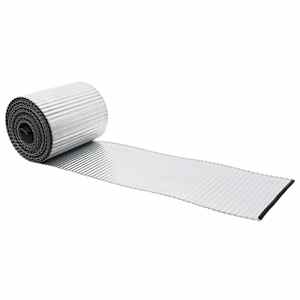 vidaxl Murupiire 10 m x 25 cm Tsingitud teras H&otilde;bedane
