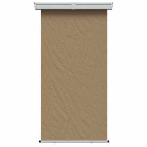 Balkonski stranski nadstrešek 100% poliester, železo, jeklo