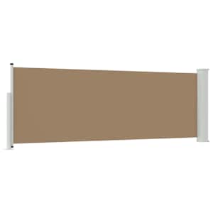 Výsuvná boční markýza 300 x 100 cm Polyester Obdélníkový Taupe - obrázek 4