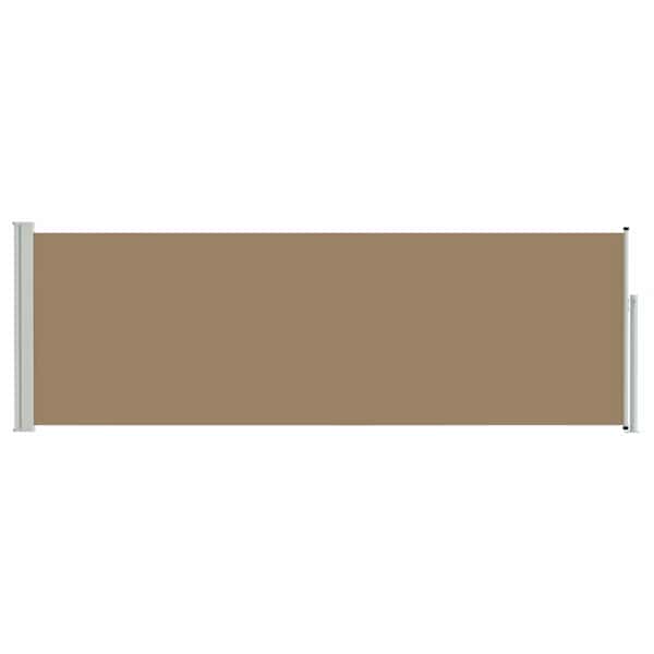 vidaXL K&auml;&auml;nt&ouml;k&uuml;lgmarker 500 x 100 cm Pol&uuml;ester Ristk&uuml;lik Pruunikashall