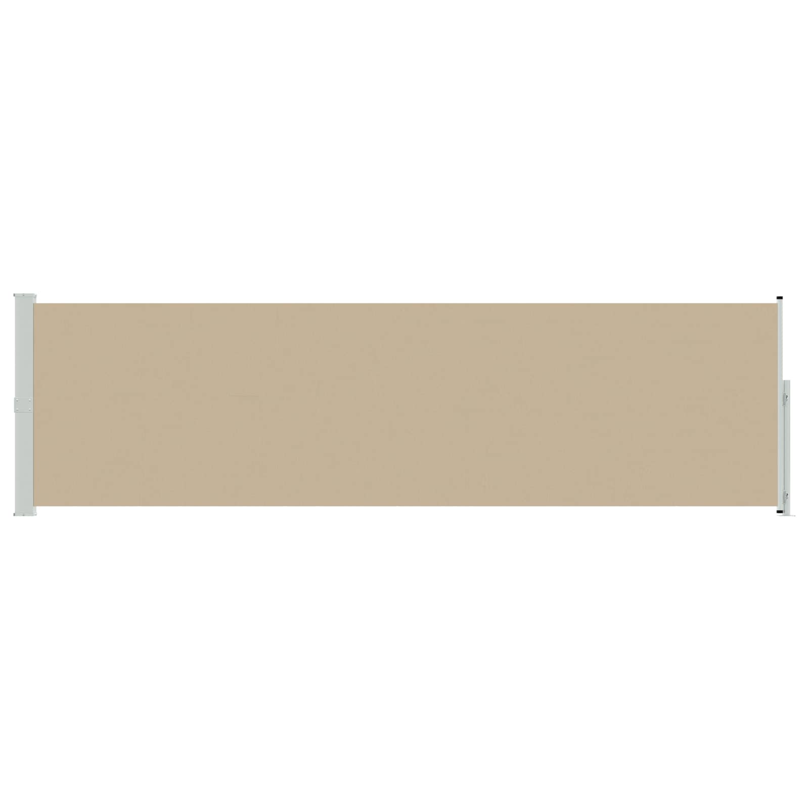 Uittrekbaar Zijscherm Beige 500 x 160 cm Polyester image 2