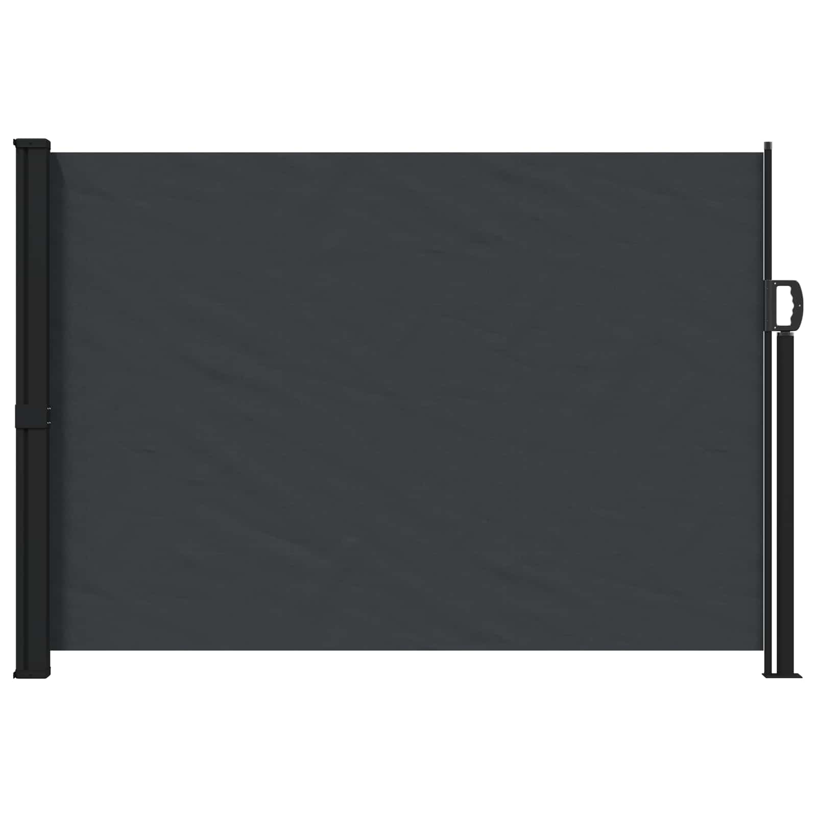 Uittrekbaar Zijscherm Zwart 300 x 170 cm Polyester image 2