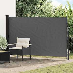 Výsuvná boční markýza Antracitová 300 x 170 cm Polyester - obrázek 1