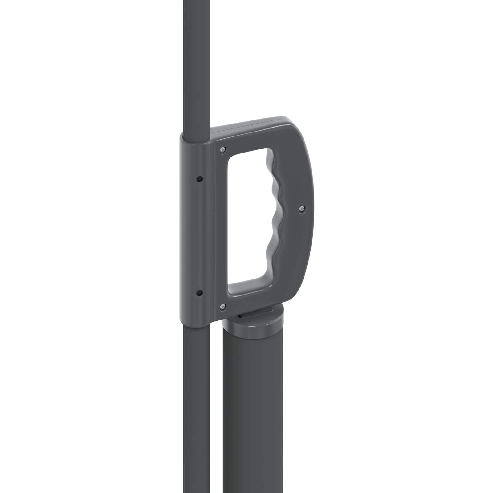 Uittrekbaar Zijscherm Antracietkleurig 300 x 100 cm Polyester image 4